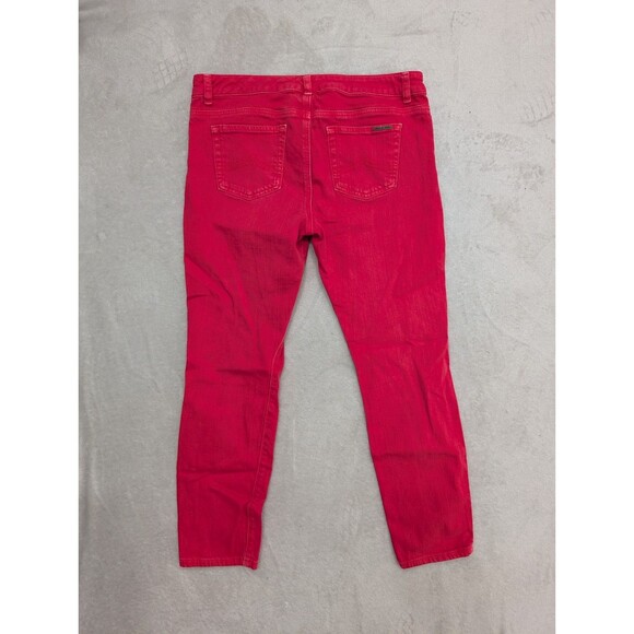 Michael Kors Red Denim Jeans Pants - Picture 2 of 4